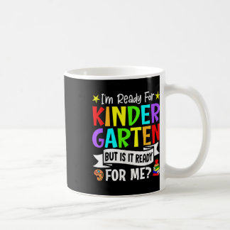 Ik ben klaar voor de kleuterschool, maar is het kl koffiemok
