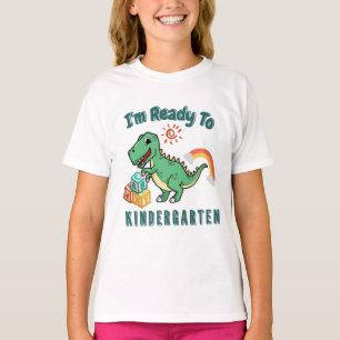 ik ben klaar voor de kleuterschool t-shirt