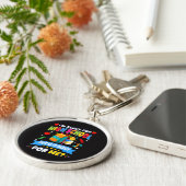 Ik Ben Klaar Voor De Middelbare School Maar Is Het Sleutelhanger (Zijkant)