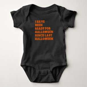 Ik ben klaar voor Halloween Romper