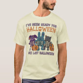 Ik ben klaar voor Halloween Schattige Graphic T-shirt (Voorkant)