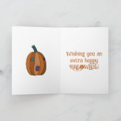 Ik ben klaar voor Halloween Schattige Kaart (Binnen)