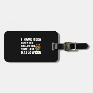 Ik ben klaar voor Halloween sinds de vorige Hallow Bagagelabel