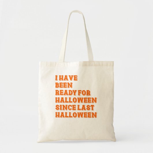Ik ben klaar voor Halloween Tote Bag (Voorkant)