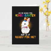 Ik ben klaar voor Kindergarten. Kaart (Gele Bloem)