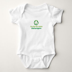 Ik ben klaar voor wat kattenkwaad,St. Patrick's, S Romper