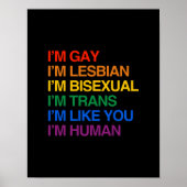 IK BEN KLEIN DAT IK MENSELIJK BEN. POSTER (Voorkant)