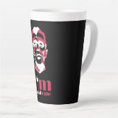 Ik ben knap abstract gezicht latte mok (Rechterhoek)
