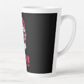 Ik ben knap abstract gezicht latte mok (Rechts)