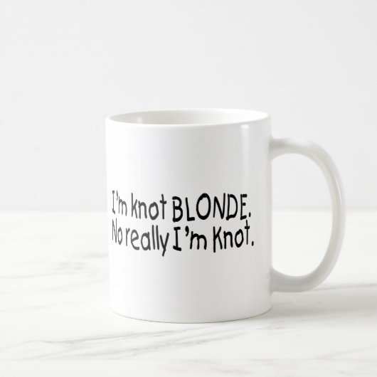 Ik ben Knot Blonde... ik ben Knot Koffiemok (Rechts)