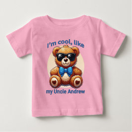 Ik ben Koele Teddyshbeer met Blauwe Strik Aanpasba