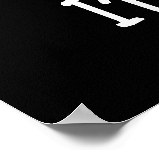 Ik ben koeler Funny Ice Cooler Box Pun Dark BG Poster (Hoek)