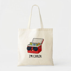 Ik ben koeler Funny Ice Cooler Box Pun Tote Bag