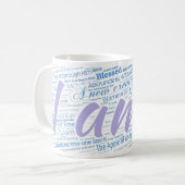 Ik ben koffie-Mok - Klassiek wit Koffiemok (Voorkant links)