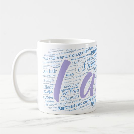 Ik ben koffie-Mok - Klassiek wit Koffiemok (Links)