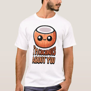 Ik ben kokosnoten over jou! Schattigee kokosnoot p T-shirt