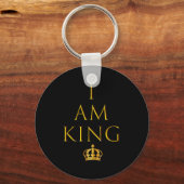 Ik Ben Koning T Shirt  Sleutelhanger (Voorkant)