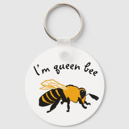 Ik ben koningin Bee Sleutelhanger