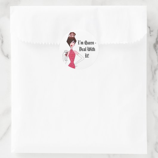 Ik ben koningin. Stickers (Tas)