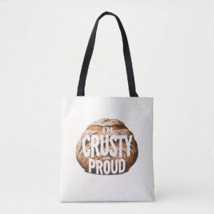 Ik ben korstig en trots, ik bak brood tote bag