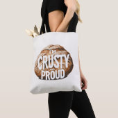 Ik ben korstig en trots, ik bak brood tote bag (Dichtbij)