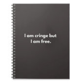 Ik ben krimp maar ik ben vrij - grappige geschenke notitieboek (Voorkant)