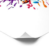 Ik ben kunstenaar | Schilder | Tekening | Kunstler Perfect Poster (Hoek)