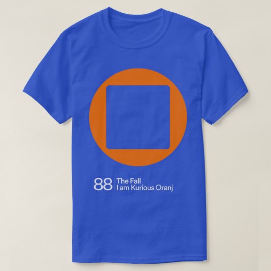 Ik ben Kurious Oranj T-shirt (Design voorkant)