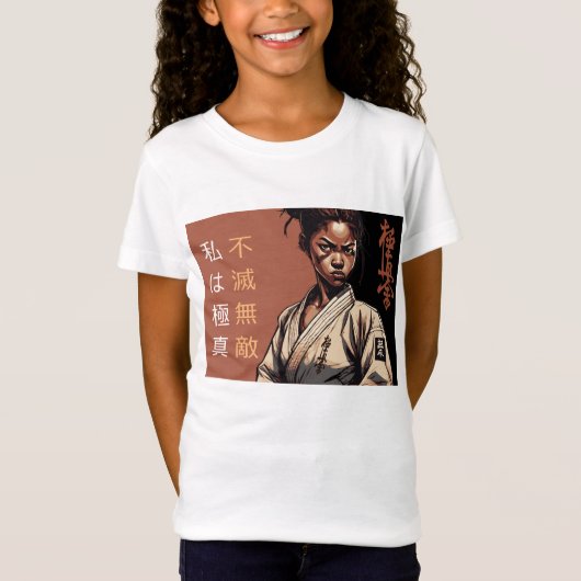 Ik ben Kyokushin, onbreekbaar, niet te stoppen T-shirt (Voorkant)