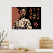 Ik ben Kyokushin - Onbreekbaar, Onstuitbaar, Karat Poster (Keuken)