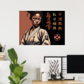 Ik ben Kyokushin - Onbreekbaar, Onstuitbaar, Karat Poster (Thuiskantoor)