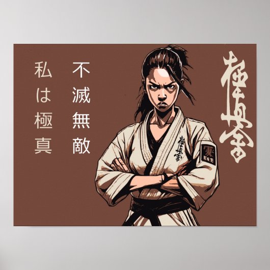 Ik ben Kyokushin, Onbreekbaar, Onstuitbaar Poster (Voorkant)