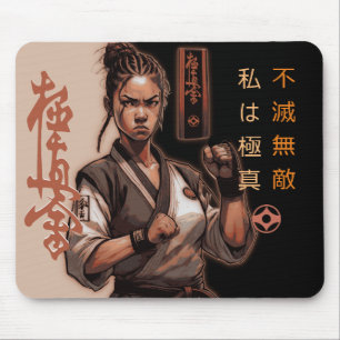 Ik ben Kyokushin, Onverwoestbaar, Onoverwinnelijk Muismat