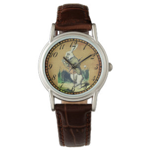 Ik ben laat. Alice in Wonderland White Rabbit Horloge