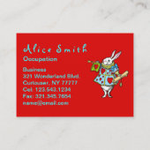 Ik ben laat! -Visitekaartjes Visitekaartje (Achterkant)