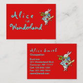 Ik ben laat! -Visitekaartjes Visitekaartje (Voorkant / Achterkant)