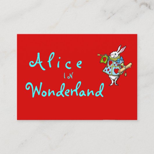 Ik ben laat! -Visitekaartjes Visitekaartje (Voorkant)