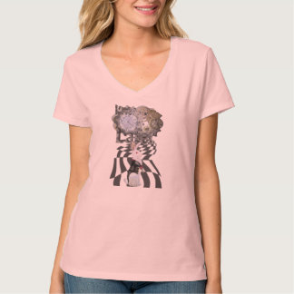 "Ik ben laat!" Witte konijn (Wonderland Col.) Lich T-shirt