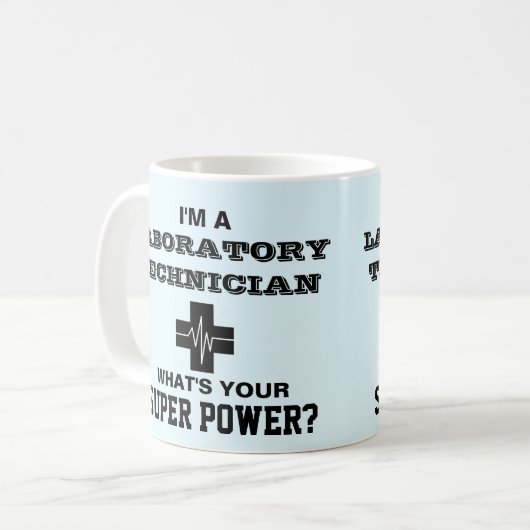 Ik ben laboratoriumtechnicus koffiemok (Voorkant links)