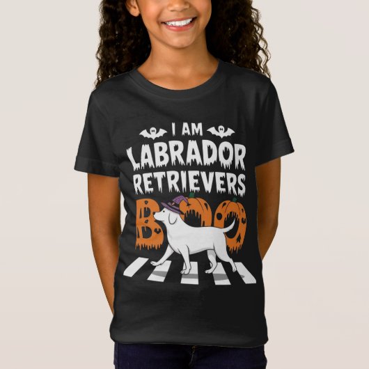Ik ben LABRADOR RETRIEVERS boek T-shirt (Voorkant)