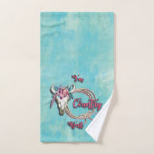 Ik ben Land Y'all, Cowgirl Bad Handdoek (Handdoek)