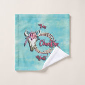 Ik ben Land Y'all, Cowgirl Bad Handdoek (Wasdoekje)