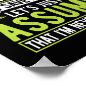 Ik ben landbouwingenieur Funny Farmer Farming Poster (Hoek)