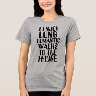 IK BEN LANGE ROMANTISCHE WALK AAN DE VRIDGE Tri-Blend SHIRT