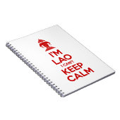 Ik ben Lao Ik Kan Niet Kalm Blijven Notitieboek (Rechterzijde)