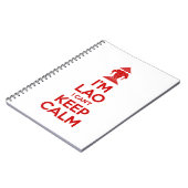 Ik ben Lao Ik Kan Niet Kalm Blijven Notitieboek (Linkerzijde)