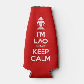 Ik ben Lao, ik kan niet kalm houden. Flesjeskoeler (Voorkant)
