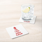 Ik ben Lao, ik kan niet kalm houden. Kartonnen Onderzetters (Insitu)