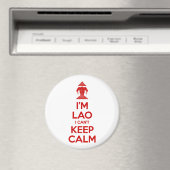 Ik ben Lao, ik kan niet kalm houden. Magneet (Insitu (Vaatwasser))