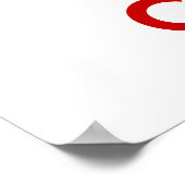 Ik ben Lao, ik kan niet kalm houden. Poster (Hoek)